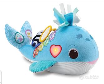 Balena di peluche interattiva 