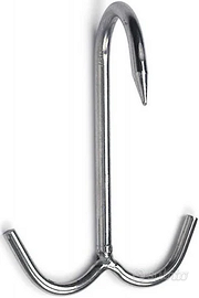 GANCIO ANCORA INOX MM.120 X 6 PER MACELLERIA