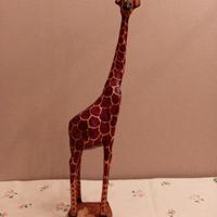 Giraffa alta 46 cm. artigianato africano 