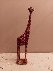 Giraffa alta 46 cm. artigianato africano 