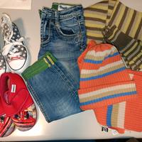 Lotto Abbigliamento 7 Pz. 5 Anni Scarpe Nr.29