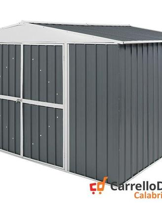 Box in Acciaio da giardino 360x345 grigio scuro