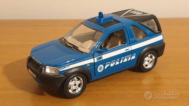 Modellino LAND ROVER FREELANDER POLIZIA Burago