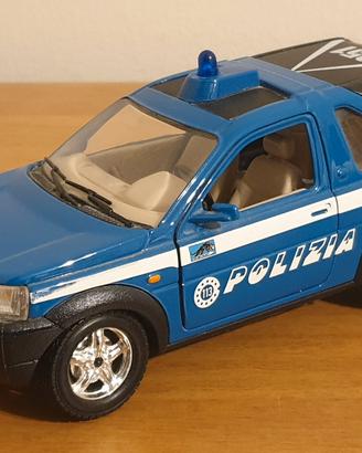 Modellino LAND ROVER FREELANDER POLIZIA Burago