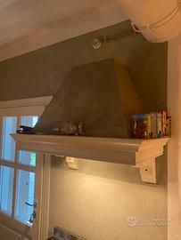 Cappa in legno Country