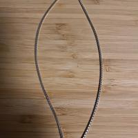 Collana argento massiccio 835