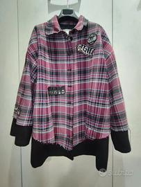 Cappotto corto a quadri Gaëlle