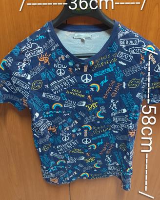 t-shirt maglietta da ragazzo firmata Piazza Italia