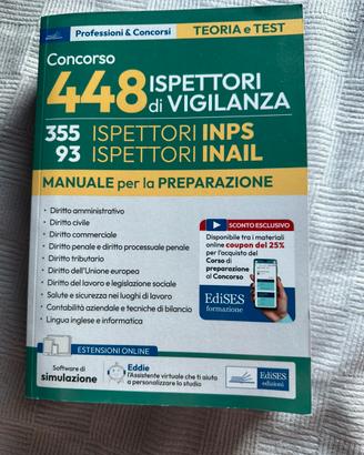 Manuale Concorso 448 Ispettori INPS e INAIL