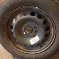 4 cerchioni fiat panda-500 R 14 con gomme estive 