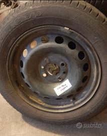 4 cerchioni fiat panda-500 R 14 con gomme estive 