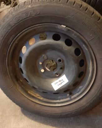4 cerchioni fiat panda-500 R 14 con gomme estive 