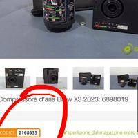KIT GONFIA E RIPARA Auto E Moto Originale BMW