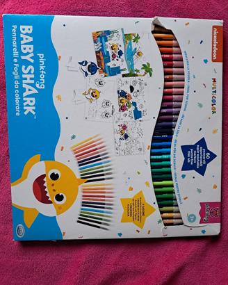 60 pennarelli superlavabili baby shark