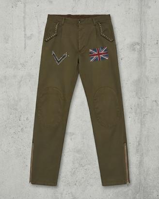 Pantaloni militari originali riadattati Y2K tg. 44