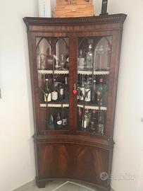 Mobile Vetrina ad Angolo Concavo