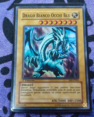 drago bianco occhi blu 