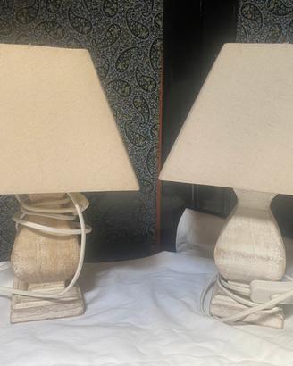 Lampade comodino shabby