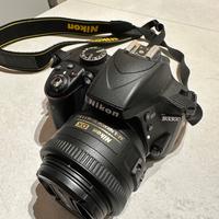 Nikon D3300 con obiettivo Nikkor 35mm e Tamron