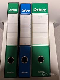3 Raccoglitori Oxford Esselte
