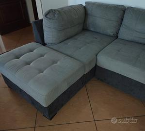 Divano 3 posti grigio scuro