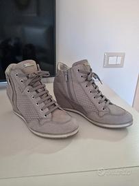 Sneakers Geox Illusion donna zeppa interna n. 39