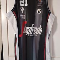 Canotta virtus Bologna basket shengelia xl nuova