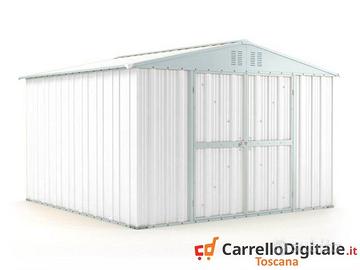 Box struttura lamiera Acciaio 327x307cm bianco