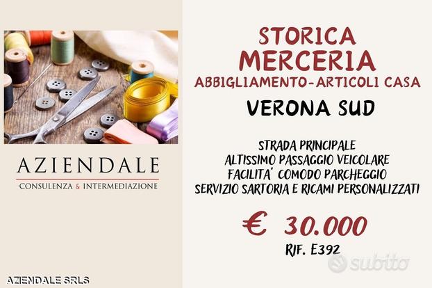 Storica merceria-abbigliamento-articoli casa