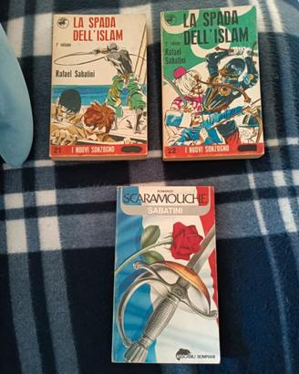 Set tre libri Sabatini 