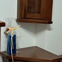 mobile bagno angolare in arte povera