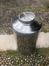Bidone acciaio inossidabile 100 litri