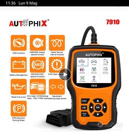 Scanner pro Autofix 7910 Obd2 per Bmw mini