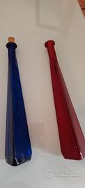 Coppia bottiglie di design 