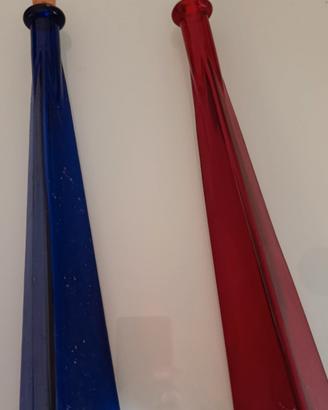 Coppia bottiglie di design 