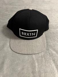 Cappellino Brixton Snapback Nero/Grigio