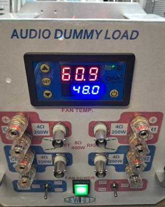 Carico fittizio 400w amplificatori audio 4-8 Ohm