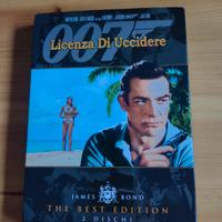 DVD del film Licenza di Uccidere con James Bond.

