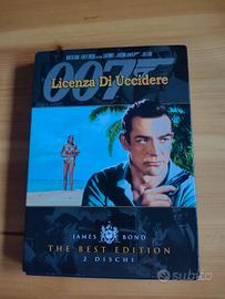 DVD del film Licenza di Uccidere con James Bond.

