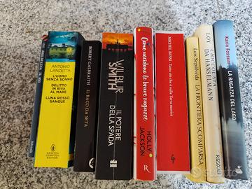 libri vari (principalmente thriller e gialli)