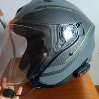 Casco Scorpion EXO Open Face con Interfono LEXIN