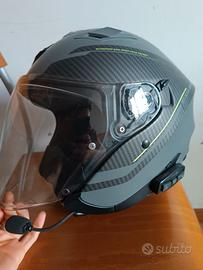 Casco Scorpion EXO Open Face con Interfono LEXIN