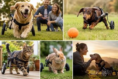 Carrellino cani e animali disabili
