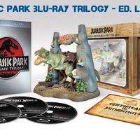Jurassic Park - Trilogy (3 Blu-Ray + Figura)