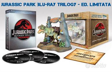 Jurassic Park - Trilogy (3 Blu-Ray + Figura)