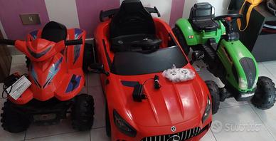auto e quad elettrici e trattore a pedali bambini