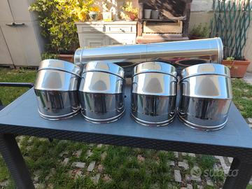 tubo in acciaio inox coibentato canna fumaria 