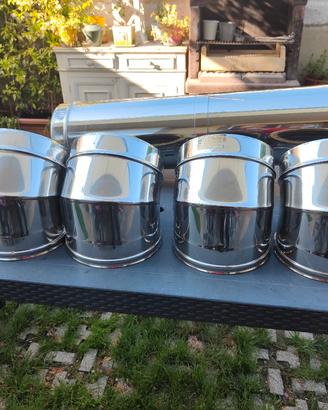 tubo in acciaio inox coibentato canna fumaria 