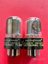 Valvole 6SN7 GTB Westinghouse