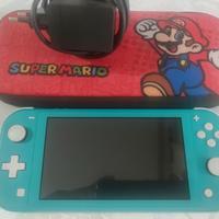 Nintendo Switch lite turchese + custodia
